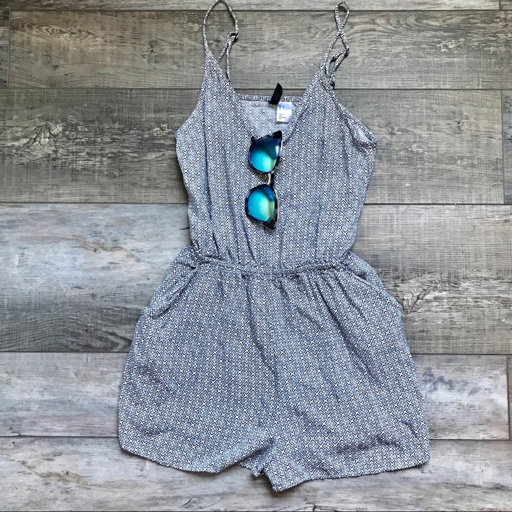 H&M Divided Black and White Romper